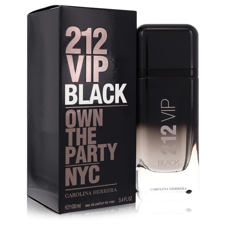 212 VIP Black by Carolina Herrera Eau De Parfum Spray 3.4 oz 212 VIP Black by Carolina Herrera Eau De Parfum Spray 3.4 oz